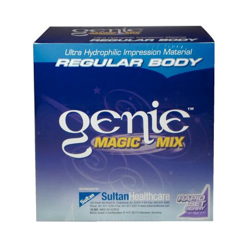 Sultan 78800 Genie VPS Impression Material Magic Mix Regular Body Rapid Set Each Sultan 78800 Genie VPS Impression Material Magic Mix Regular Body Rapid Set Each